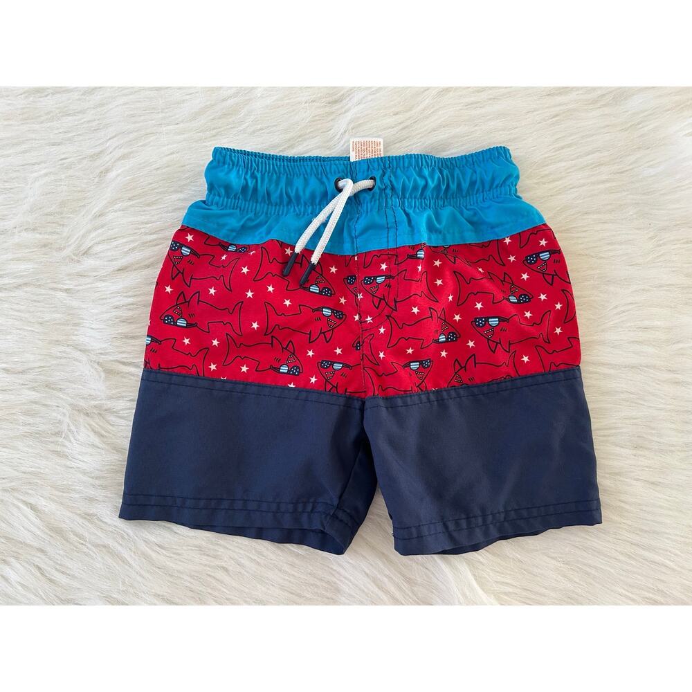 Toddler Boy Bundle Swim Shorts Trunks Cat & Jack Utobia Okaku Surf Size 3T 2T - Picture 2 of 10